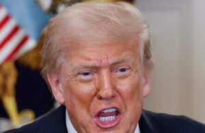 Os dedos médios de Trump sustentam os arquivos Epstein, apoiem -os Donald Trump Main Getty