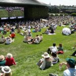 Os fãs sentados na colina em Wimbledon terão que garra para a confeitaria no torneio