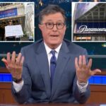 Os funcionários da CBS perguntam por que o programa de Stephen Colbert foi cancelado, chamando de "liberdade de liberdade de expressão"