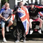 Os manifestantes hoje se reuniram do lado de fora do mesmo hotel migrante em Essex, onde uma manifestação na quinta -feira se abaixou em um caos violento