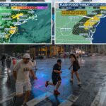 Os nova -iorquinos estão se preparando para inundações graves, porque a cidade viu 5 polegadas de chuva em apenas algumas horas antes da noite para trabalhar