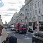 Regent Street Saint James (foto), que liga o Piccadilly Circus ao St James's Park, pode ser pedestranizado como parte de um plano do Conselho da Cidade de Westminster e da Crown Estate