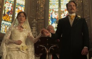 Os “tribunais da idade banhados a ouro recordam 3,8 milhões de espectadores com um episódio de casamento de caça Gilded-Age-Taissa-Farmiga-Carrie-Coon-HBO