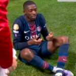 A estrela do PSG Ousmane Dembele prestou homenagem a Diogo Jota com sua celebração de gol no sábado