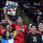 San Miguel Beermen Center June Mar Fajardo está exigindo o prêmio de melhor conferência para o jogo 4 da PBA Philippine Cup Finals, antes do 4.