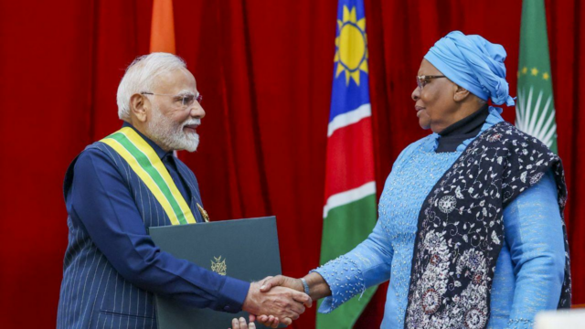 PM Modi recebe a maior honra

