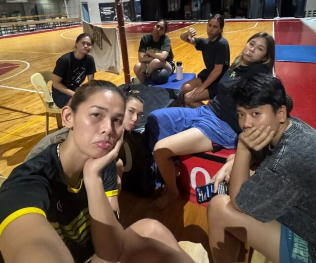 O PLDT ficou preso após o treinamento em uma academia em Quezon City.