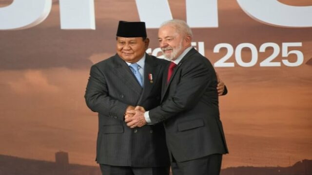 Pabowo Perdana, que participou da cúpula do BRICS, recebeu as boas -vindas calorosas do presidente do Brasil

