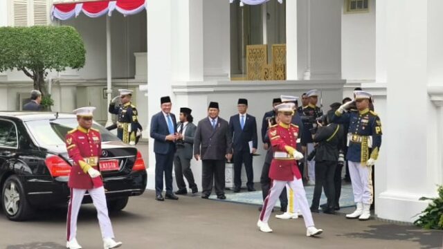 Pabowo recebeu o primeiro -ministro Anwar Ibrahim no Palácio do Estado

