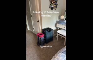 Pacote irmãs para as férias da mesma noite antes do voo dizem tudo Pacote irmãs para as férias da mesma noite antes do voo dizem tudo