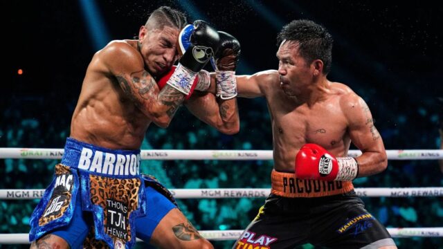 Pacquiao cai na história do sorteio com Barrios

