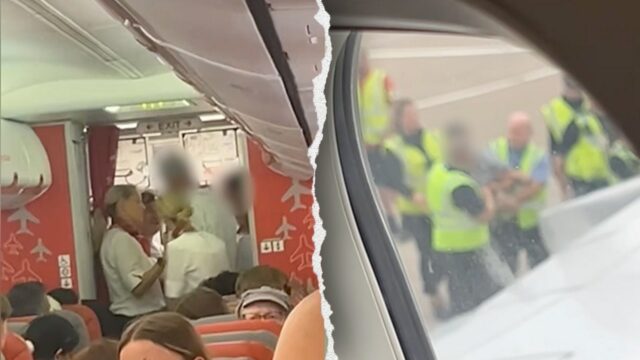 Passageiro do avião, preso pelo suposto comportamento bêbado e perturbador induzido por vodka

