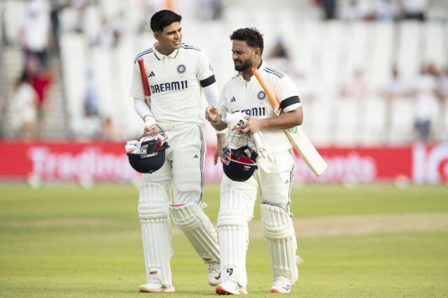 "Pehle Hi Matte Decision Snow" - Rishabh Pant & Shubman Gill Debate Eng vs Ind 2025 2. Teste (relógio).

