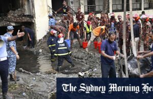 Pelo menos 19 mortos e dezenas feridos após a escola de Bangladesh Jet Hits Pelo menos 19 mortos e dezenas feridos após a escola de Bangladesh Jet Hits