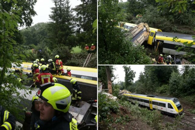 Pelo menos 3 mortos e outros feridos em um trem no sul da Alemanha

