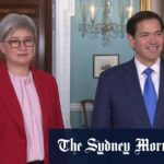 Penny Wong Fall curta reunião de segurança com Trump