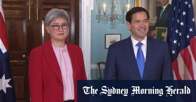 Penny Wong Fall curta reunião de segurança com Trump

