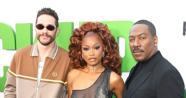 Pete Davidson, Keke Palmer e Eddie Murphy.