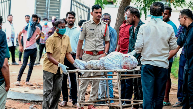 Pharanma Parka Fire: Surnion diz que 40 foi morto e Edge RS Express Express Exs-Gratia

