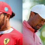 Lewis Hamilton depois de 2007 Grande Prêmio da Austrália e seu pai Anthony Hamilton. Fonte: Getty