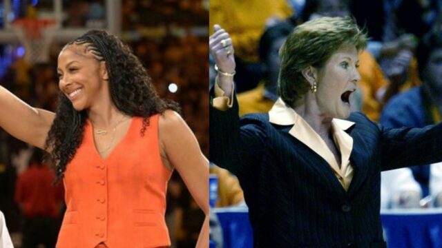 Quando a lenda do Tennessee Pat Sumitt compartilha "o melhor para jogar o jogo de Candace Parker"  

