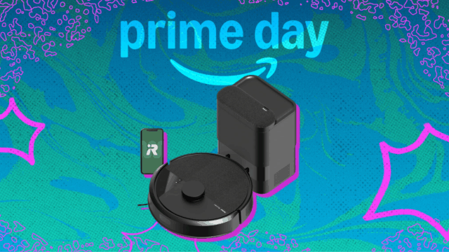Roomba 104 Robot -vacuum, Dock de carregamento e smartphone com iRobot -logo na tela