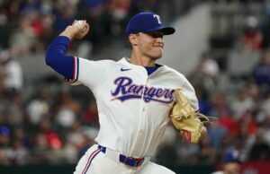 Rangers de estirar vão para varreduras de séries em brevie de queda MLB: Atletismo no Texas Rangers