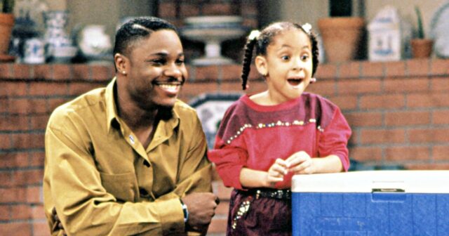 Malcolm-Jamal Warner e Raven Symoné em 