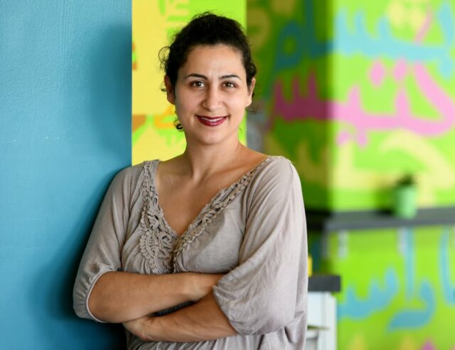 A Mana'eesh original de Reem Assil, a sala principal de Reems, Califórnia, em São Francisco, também é um epítome da comida de rua do Levante. (Alanna Hale)