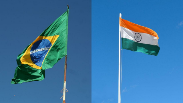 Representante indiano indiano, o Brasil observou laços

