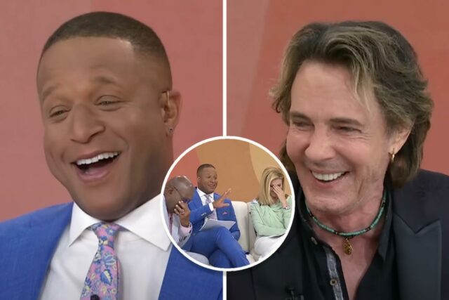 Rick Springfield chama Kotwica de "hoje" Craig Melvin em bocejando durante sua entrevista: "Estou entediado com você?"

