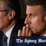 Negócios estrangeiros canadenses Anita Anita Anand e primeiro -ministro Mark Carney.