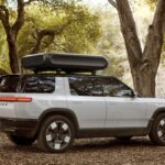 Rivian R2 treehouse tent