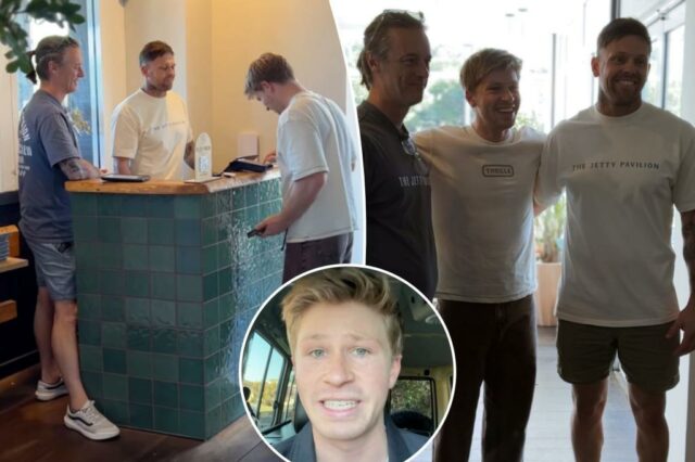 Robert Irwin retorna para regular o resultado depois que sem saber e se jogou em um restaurante popular

