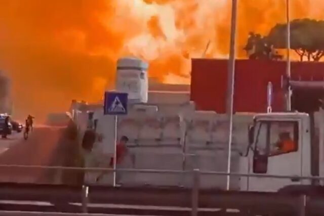Roma Explosion tirou em vídeo dramático: O que você sabe

