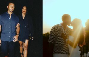 Russell Wilson explica que Donovan Mitchell desempenha um papel inesperado em sua participação surpresa em Coco Jones March Madness Logo