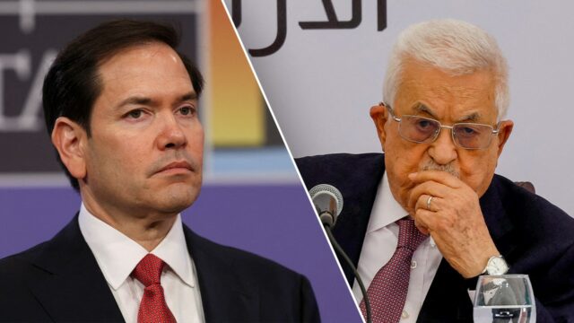 Sanções dos EUA com as autoridades palestinas do escritório depois de recusar a pressão global para lhe dar o controle de Gaza

