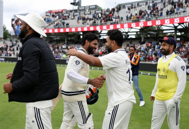 Ravindra Jadeja jogou um século sem precedentes no segundo turno da Índia no quarto teste. (P/C: Getty)