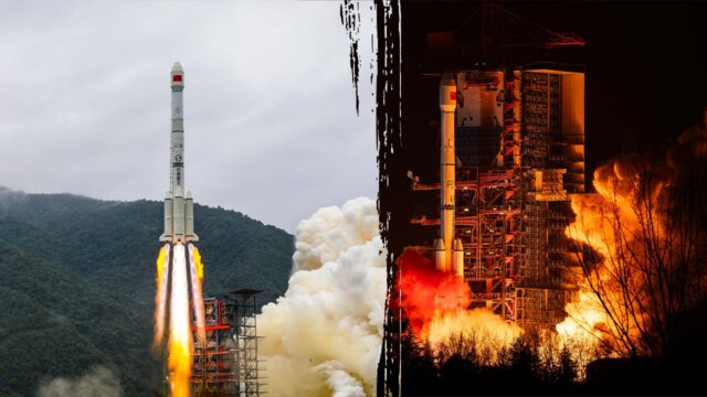 Satélites chineses completam a missão pioneira de 22.000 milhas acima do solo

