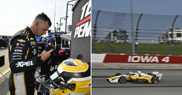 Scott McLughlin cava uma "carreira da IndyCar" engraçada após a saída antecipada em Iowa

