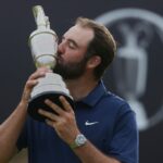 Scottie Scheffler dominante aumenta o segundo major de 2025 com a vitória no British Open