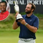 Scottie Scheffler parecia que Tiger Woods dominava o British Open: "Tomando este trono"