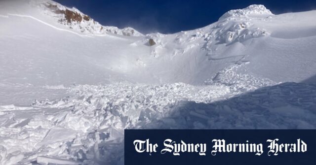 Fotos de uma neve de neve da montanha Ruapehu na sexta -feira foram enviadas ao site da NAZAA. 