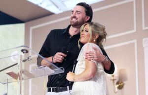 Semanas depois de anunciar sua gravidez com uma declaração de gênero, Riley Gaines abre para encontrar um novo propósito na vida Ponto de abertura em Washington, DC Abertura -yara Ball - Fonte: Getty