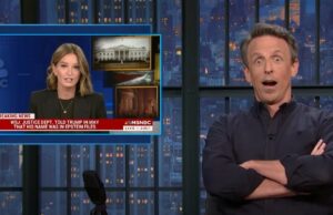 Seth Meiers visela é “a parte mais difícil do” Trump Encontre um loy para os arquivos de Epstein parecia chocado por estar neles Jogando
