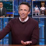 Seth Meyers diz que o futuro de "tarde da noite" está "fora do meu controle", descreve em detalhes os medos da saúde mental, se o programa for organizado