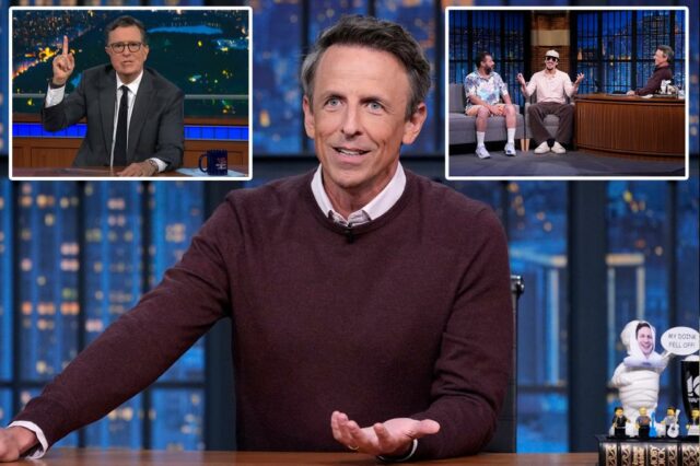 Seth Meyers diz que o futuro de "tarde da noite" está "fora do meu controle", descreve em detalhes os medos da saúde mental, se o programa for organizado

