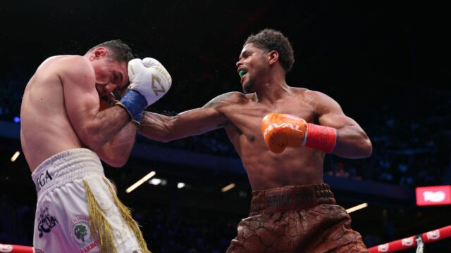 Shakur Stevenson mostrou que a luta nele não é segundo

