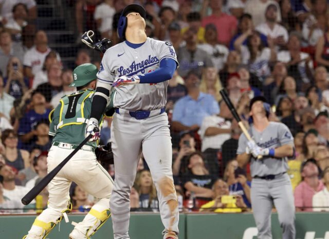 Shohei Ohtani la Dodgers Boston Boy derrotou o Red Sox MLB
