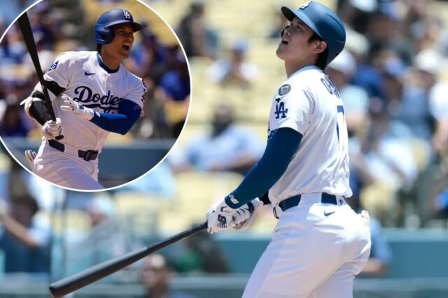 Shohei Ohtani Homers no quinto jogo de fila, vinculando a franquia Dodgers

